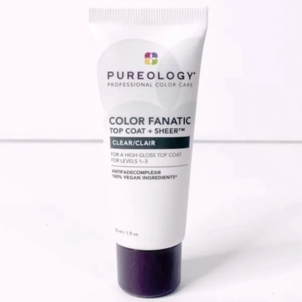💆‍♀️ NWOB Pureology Color Fanatic Top Coat + Sheer in Clear Mini 1 oz